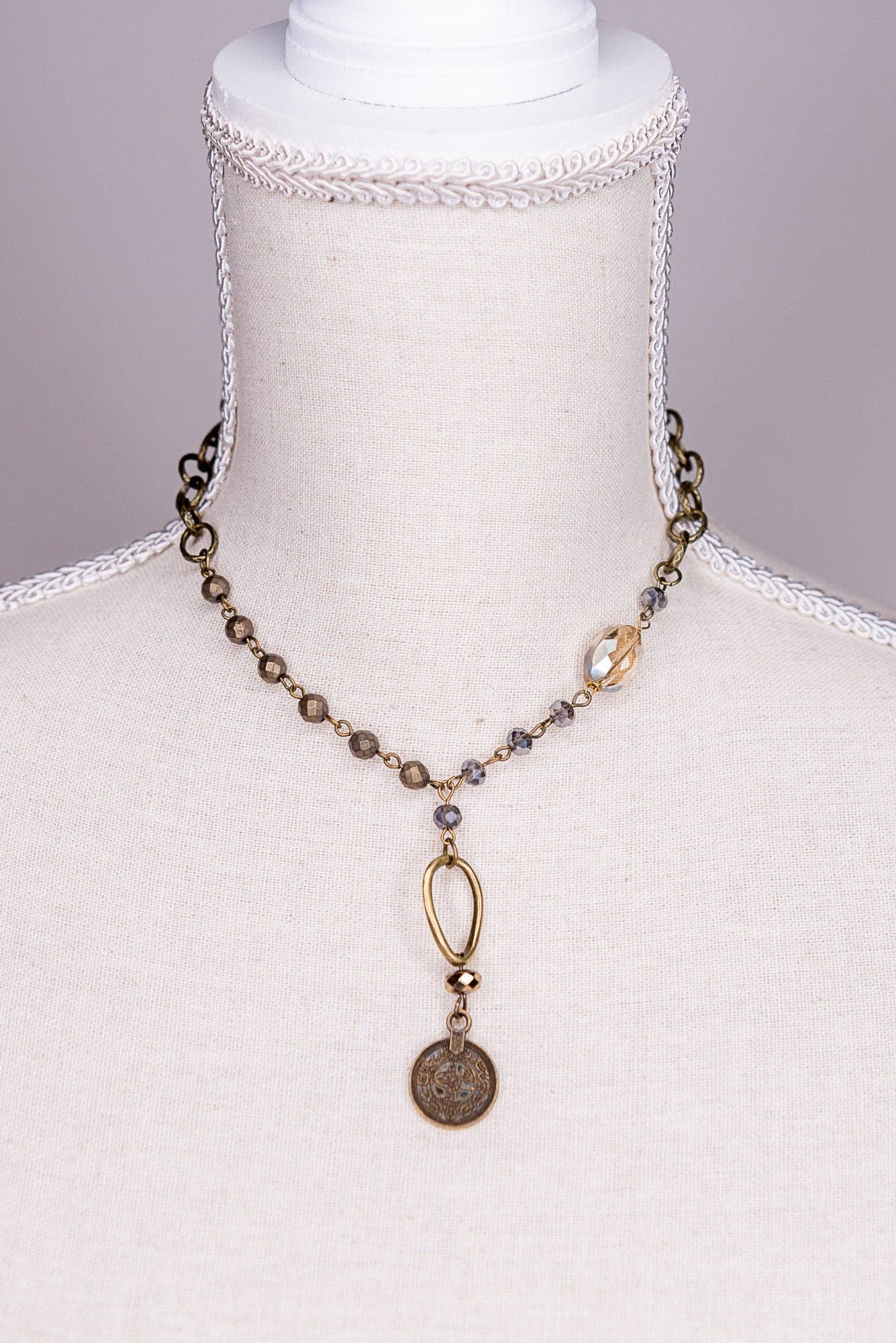 Molly Short Coin Necklace Set