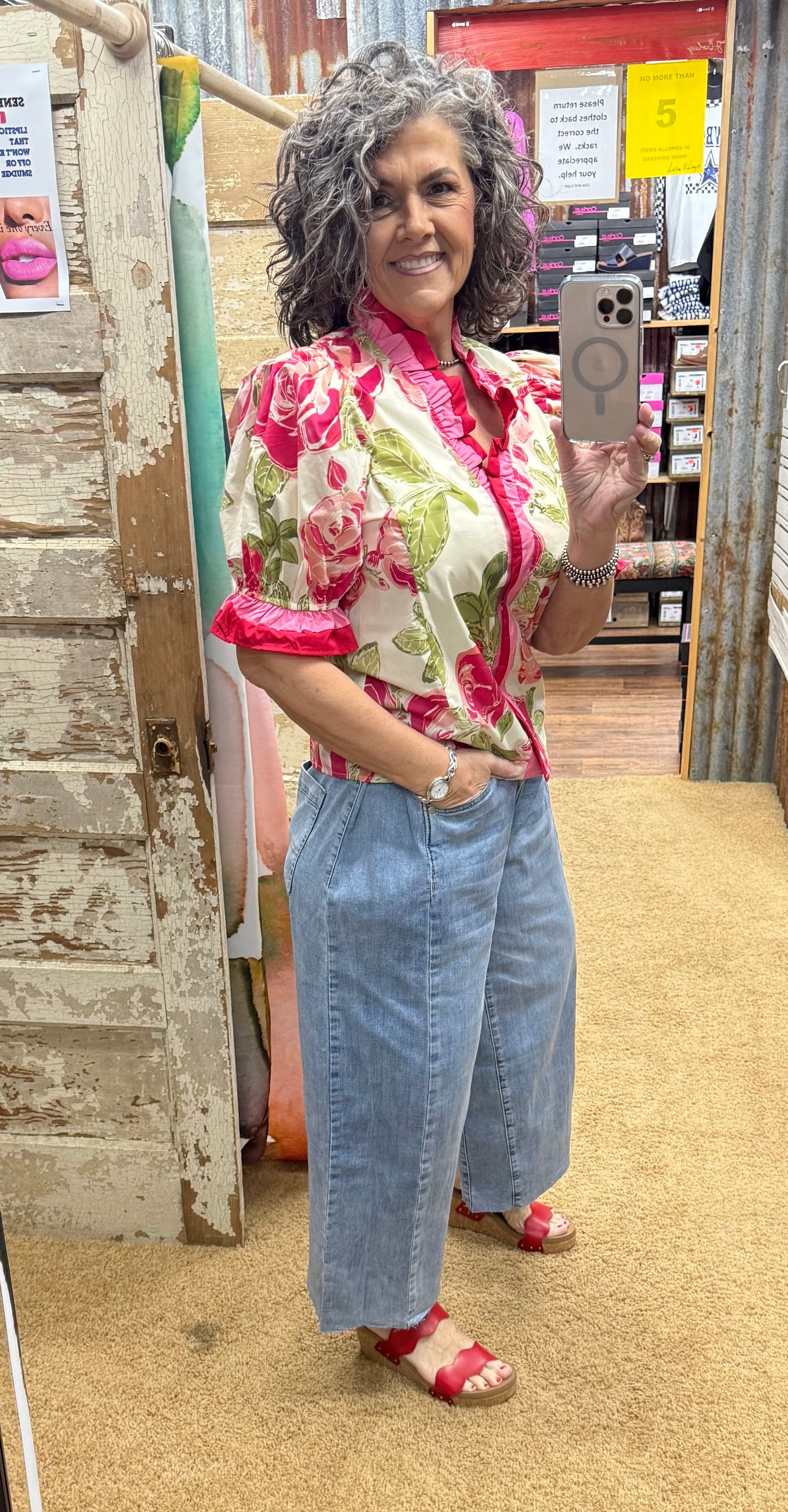 Spring Rose Blouse - Restocking in April