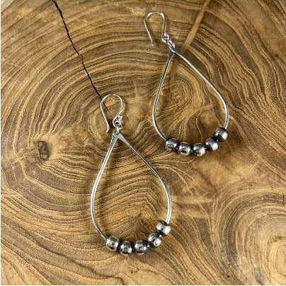 BOHO SOL Teardrop NP 925 Sterling Earrings T1316
