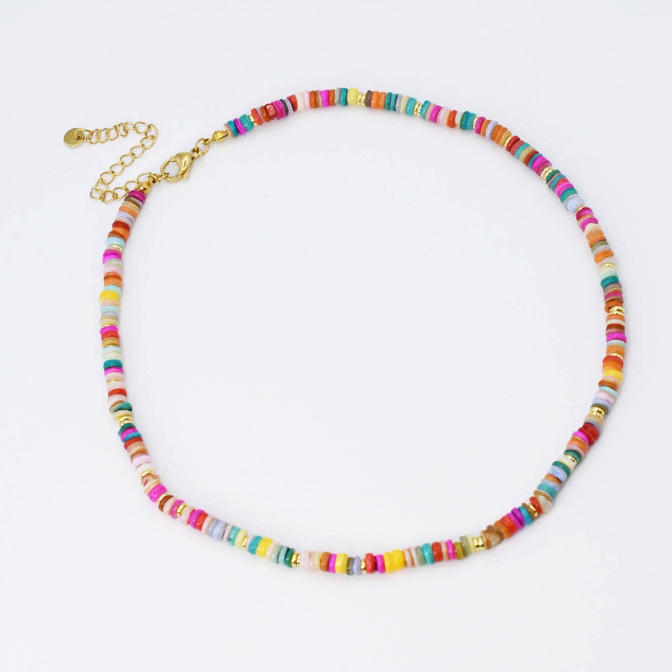 Rainbow Bright Gemstone Necklace