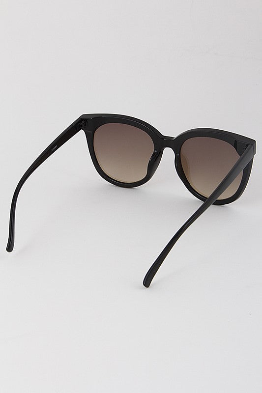 Women's Large Cat Eye w/ Color Mirror Lens SUNGLASSES