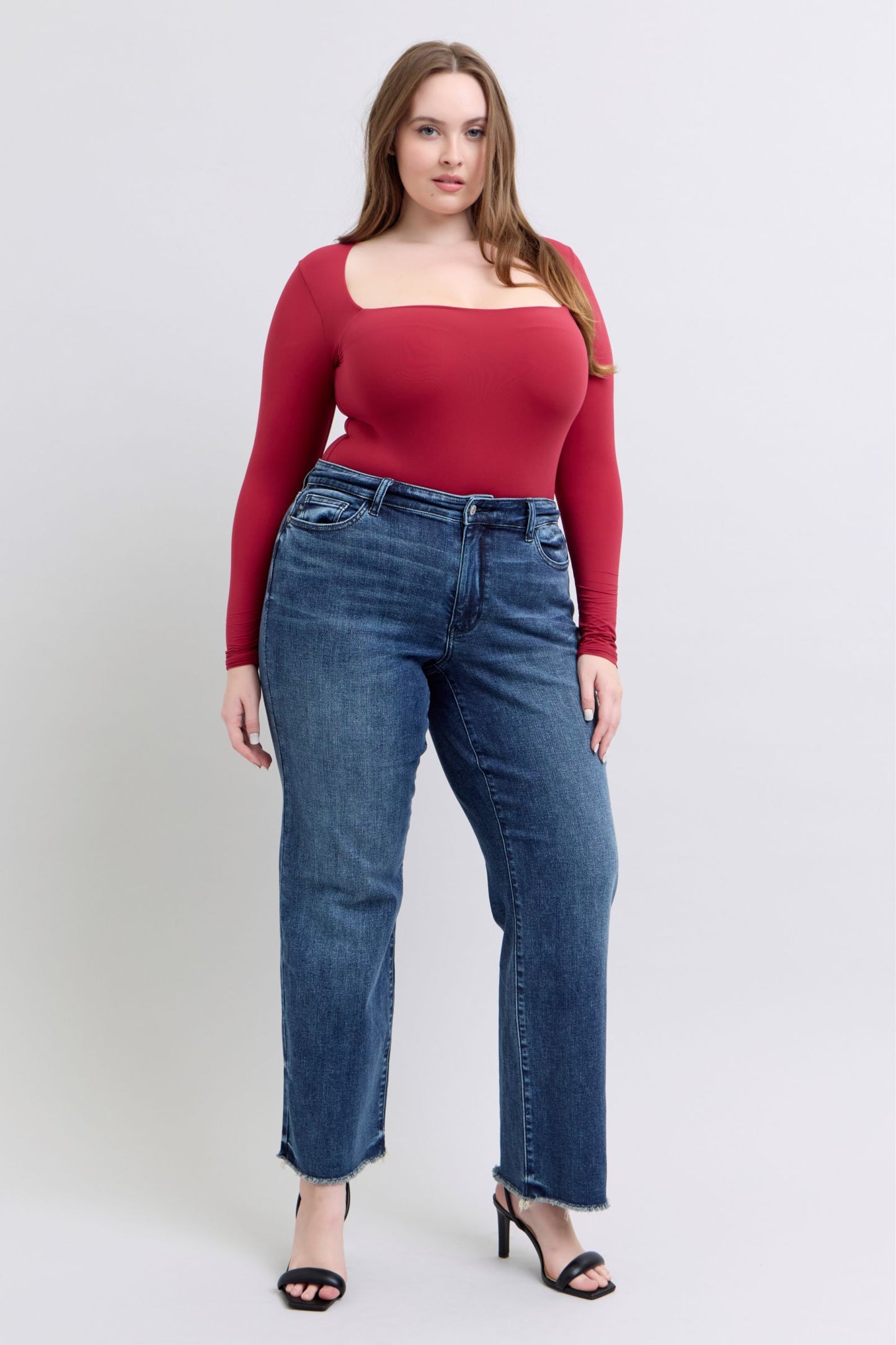 Judy Blue Mid Rise Wide Leg w/Tint 82640