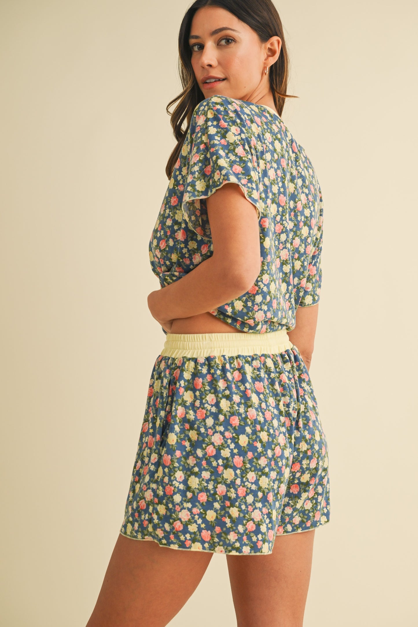 Denim Blue and Butter Lounge Set