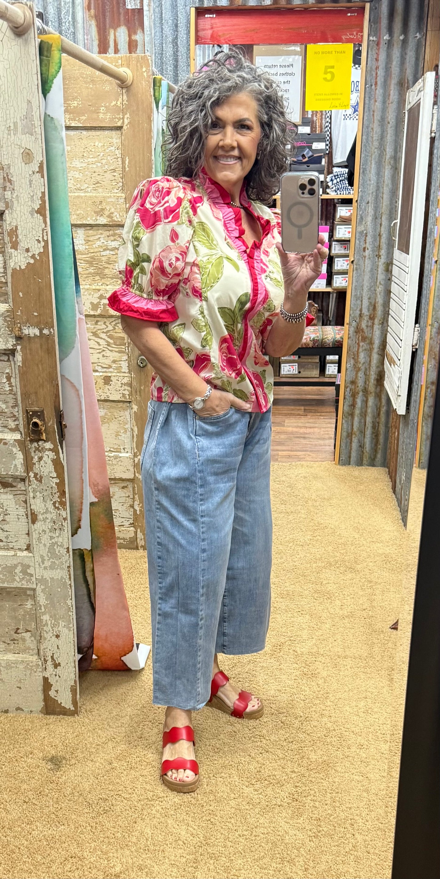 Spring Rose Blouse - Restocking in April