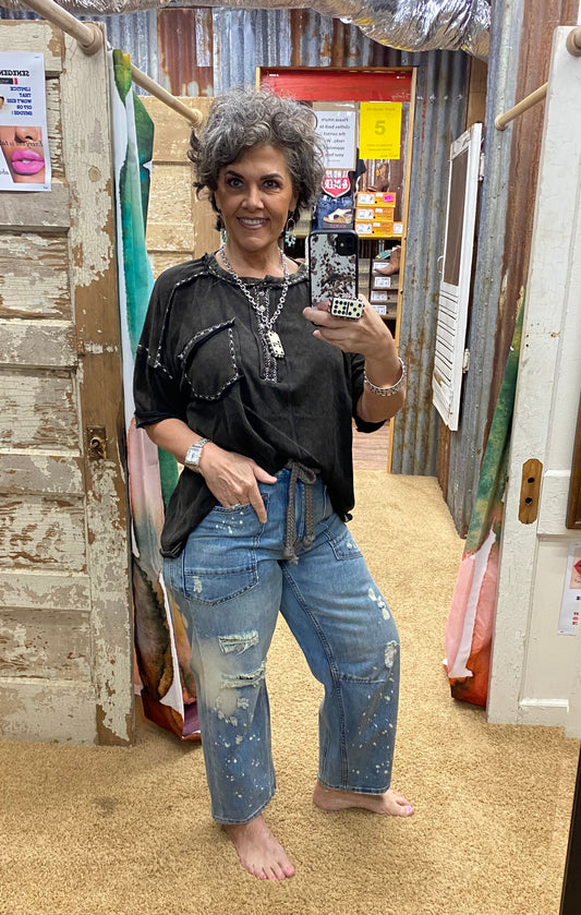 White Domino Adjustable Ring