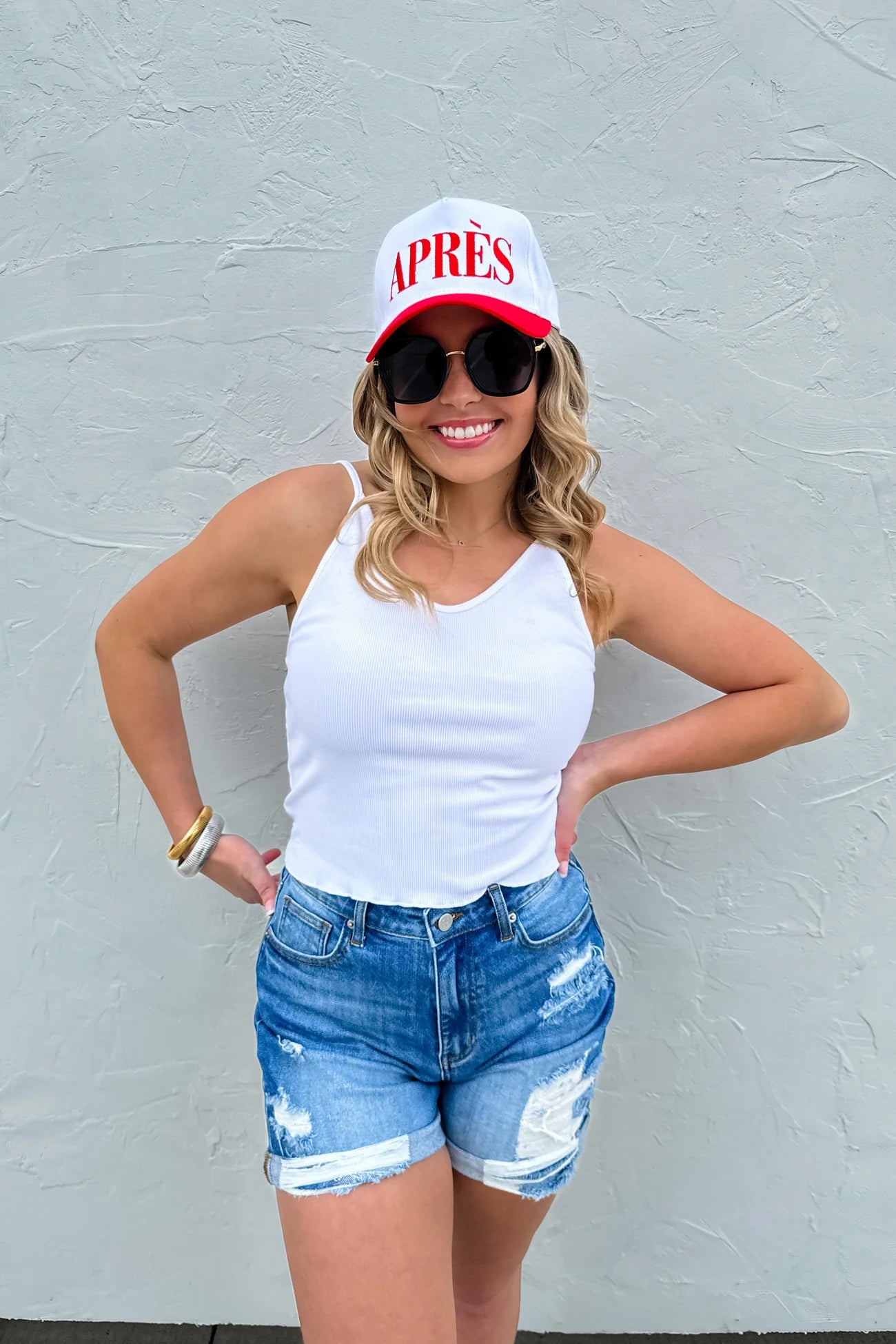 BLAKELEY GEORGIA DISTRESSED SHORTS