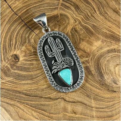 BOHO SOL Cactus Pendant T223