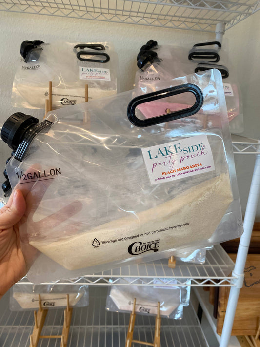 Peach Margarita Cocktail Party Pouch Mix - 1/2 Gallon ( (Cop