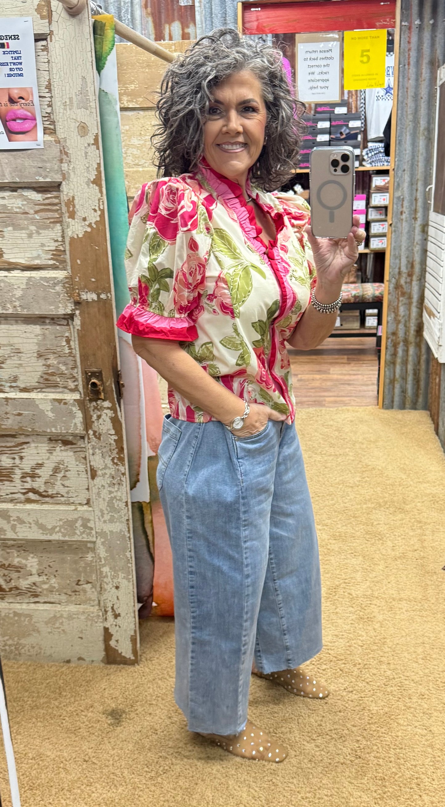 Spring Rose Blouse - Restocking in April