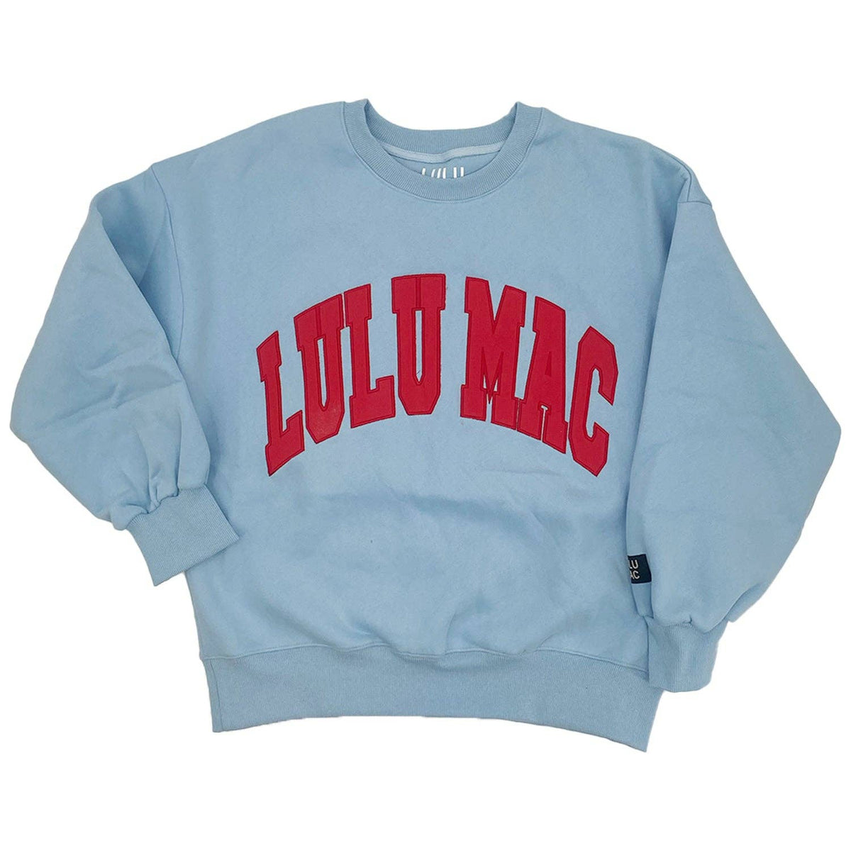 Lulu Mac LM-SW-1001-Light Blue/Red - Stitch