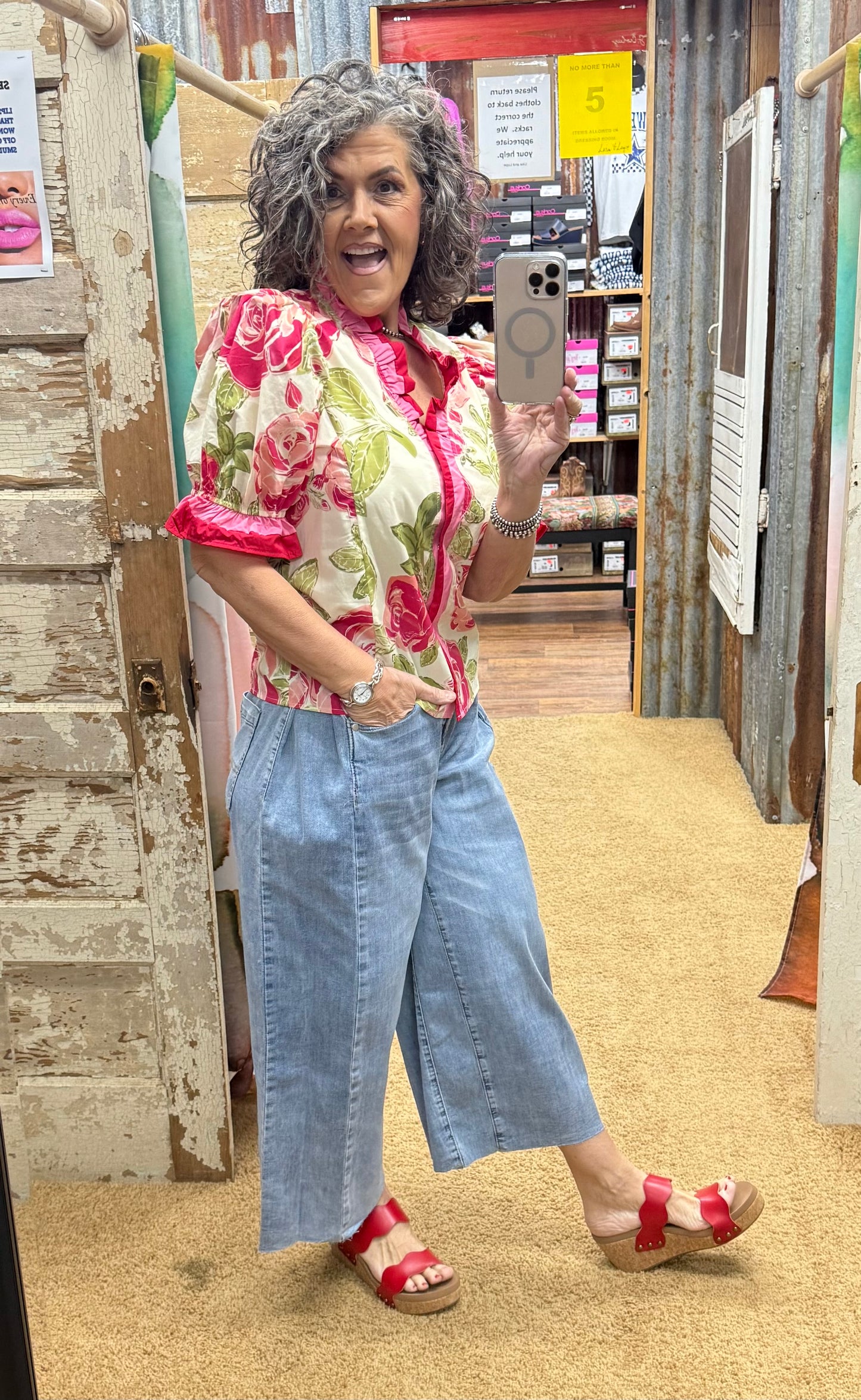 Spring Rose Blouse - Restocking in April
