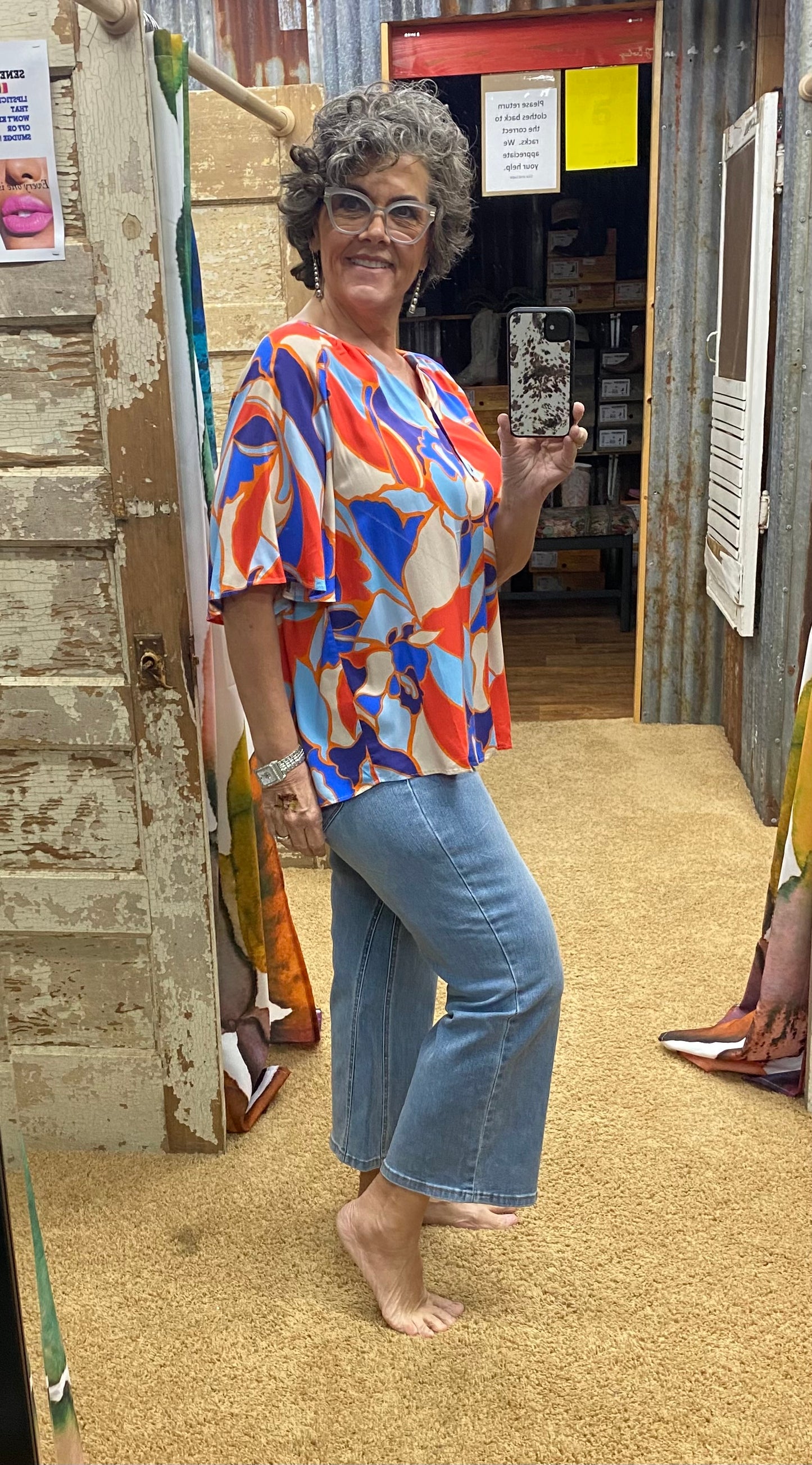 SALE* Judy Blue HW Double Waist Band Crop Wide Leg Jean 88616