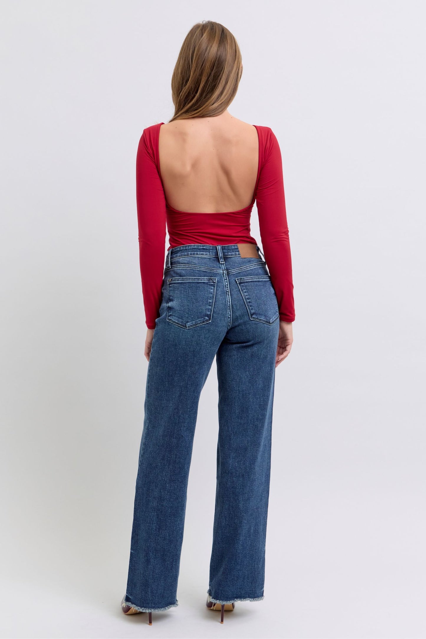 Judy Blue Mid Rise Wide Leg w/Tint 82640