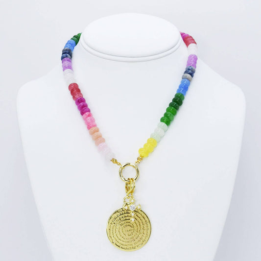 Rainbow Blessings Gemstone Necklace