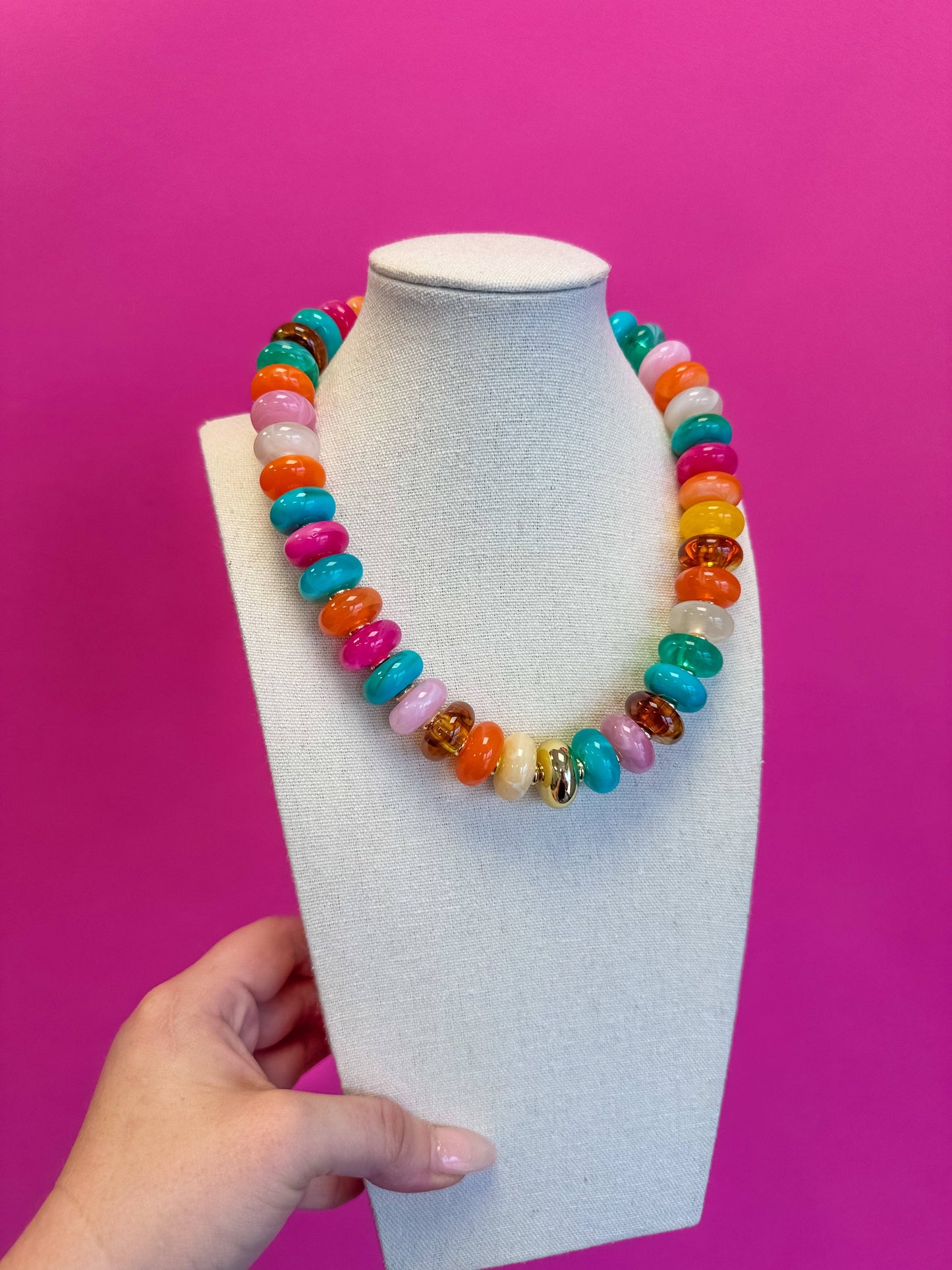 Chunky Bead Multi Necklace