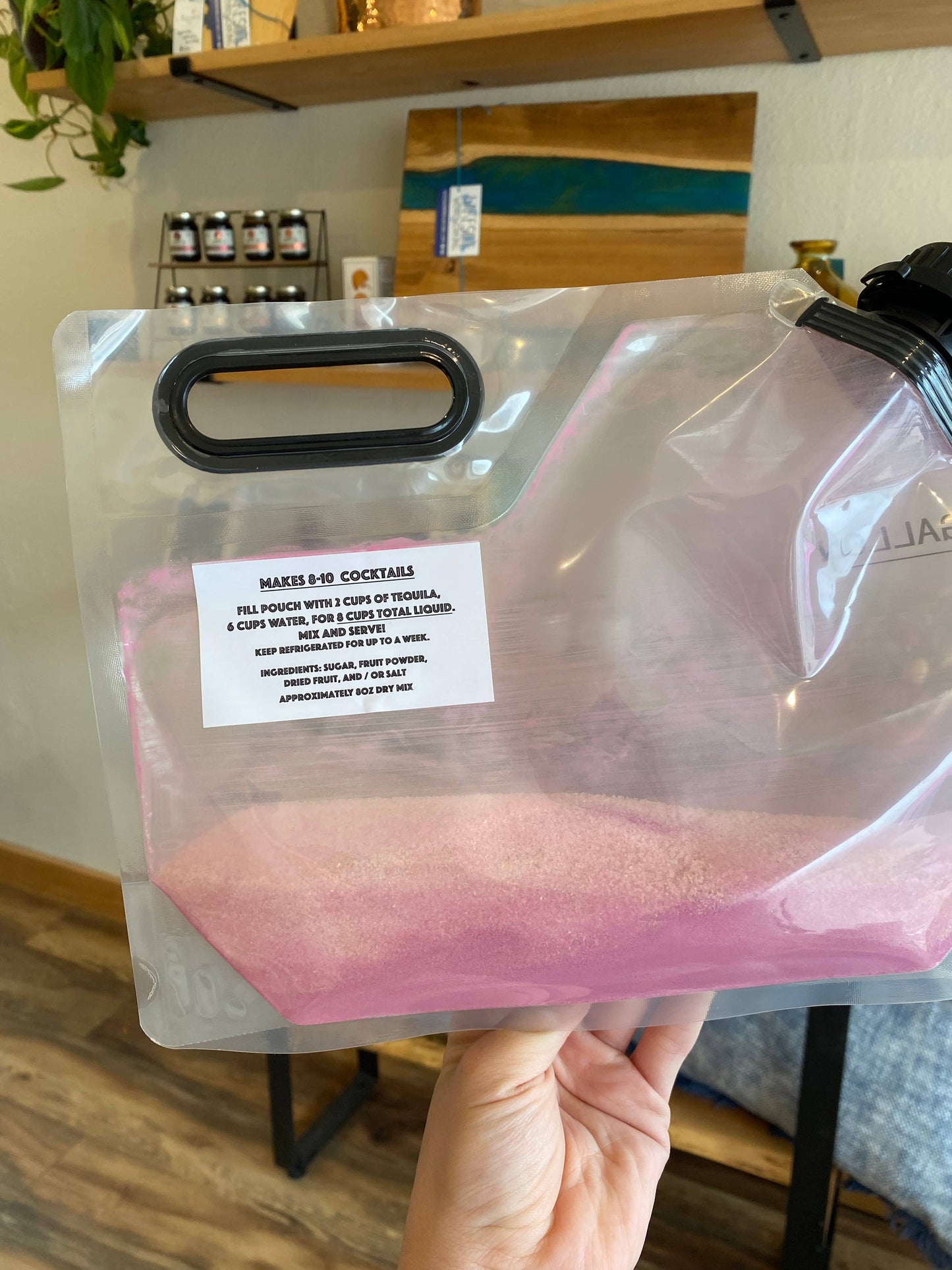 Watermelon Marg Cocktail Party Pouch Drink Mix - 1/2 Gallon
