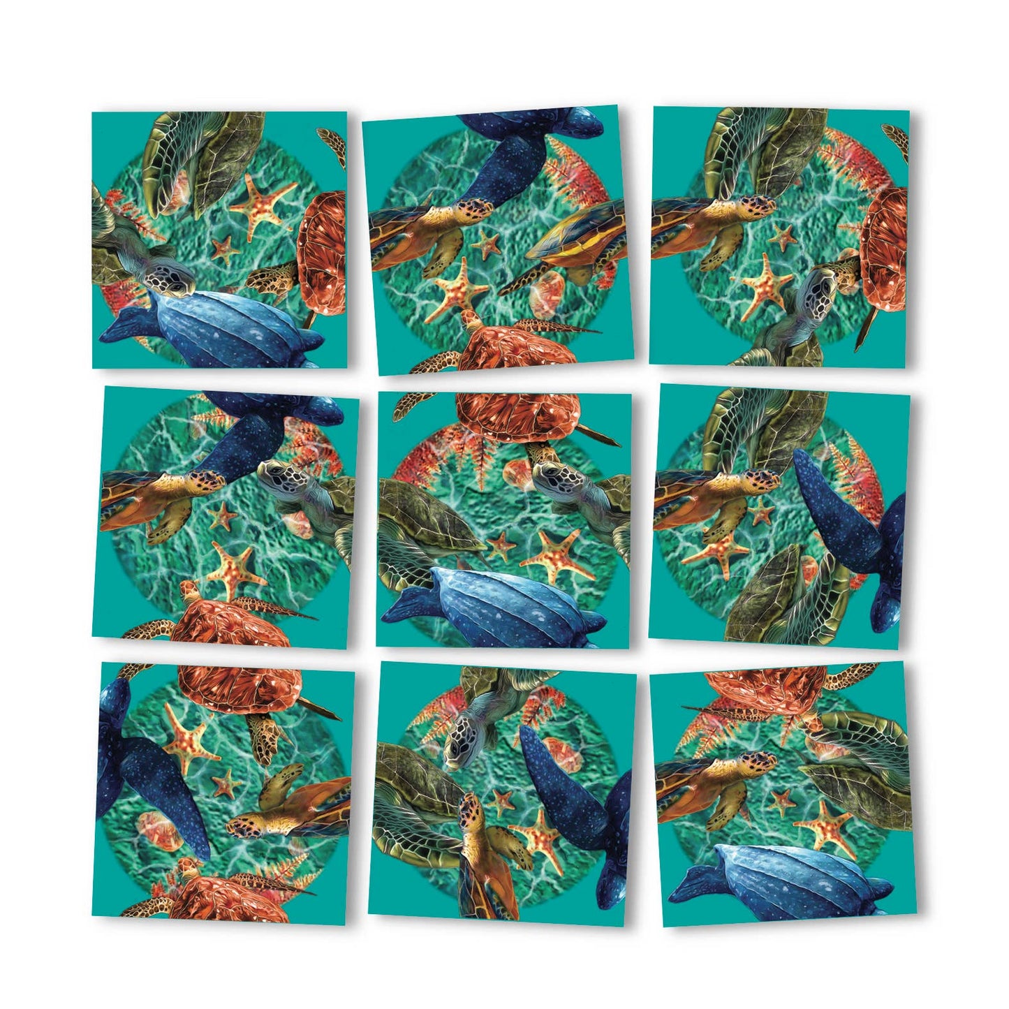 Sea Turtles, Scramble Squares Puzzle