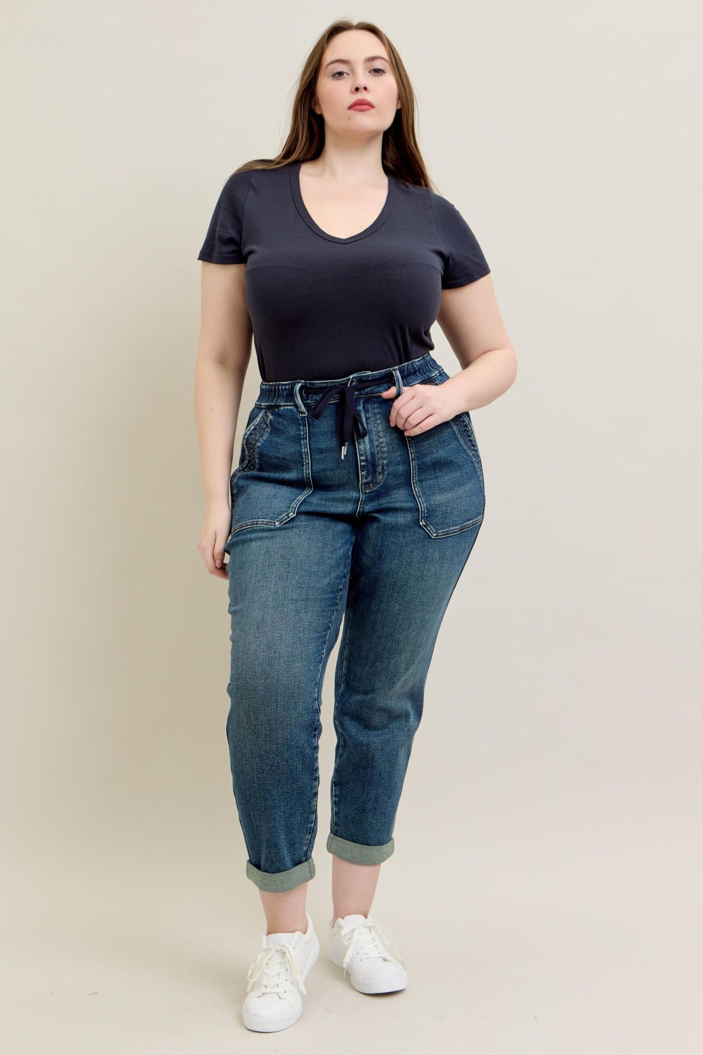 Judy Blue High Waist Vintage Wash Jogger 88971