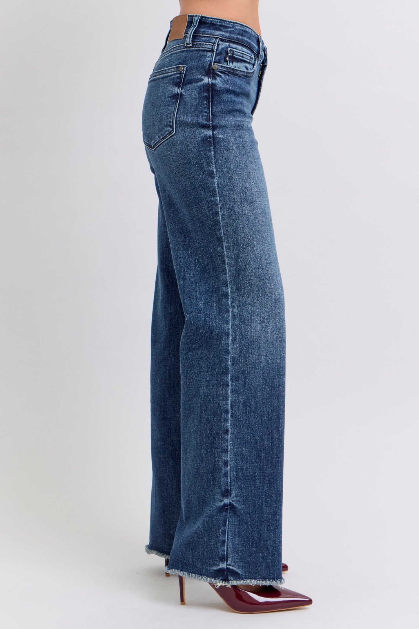 Judy Blue Mid Rise Wide Leg w/Tint 82640