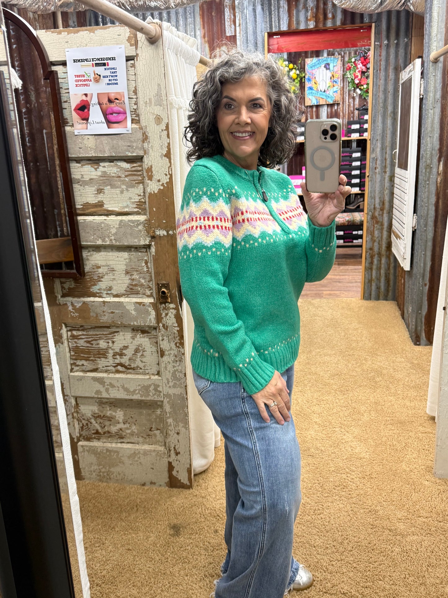 Mint to Be Merry Sweater