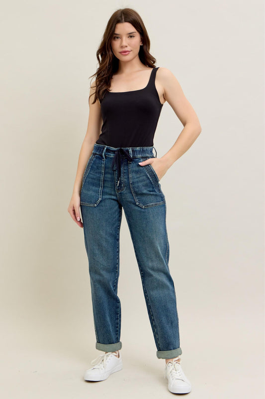Judy Blue High Waist Vintage Wash Jogger 88971