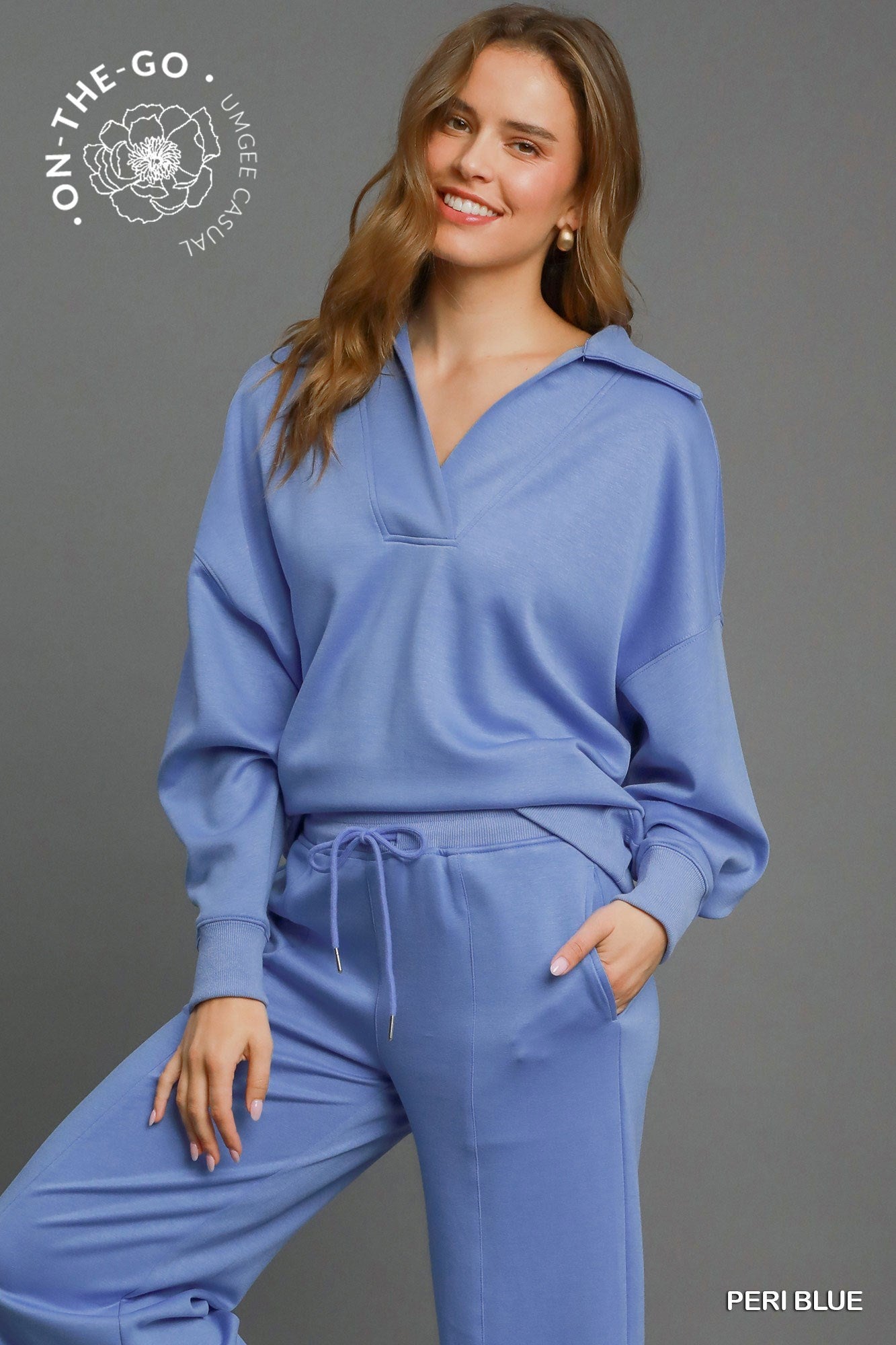 Peri Blue Luxeknit Lounge Set