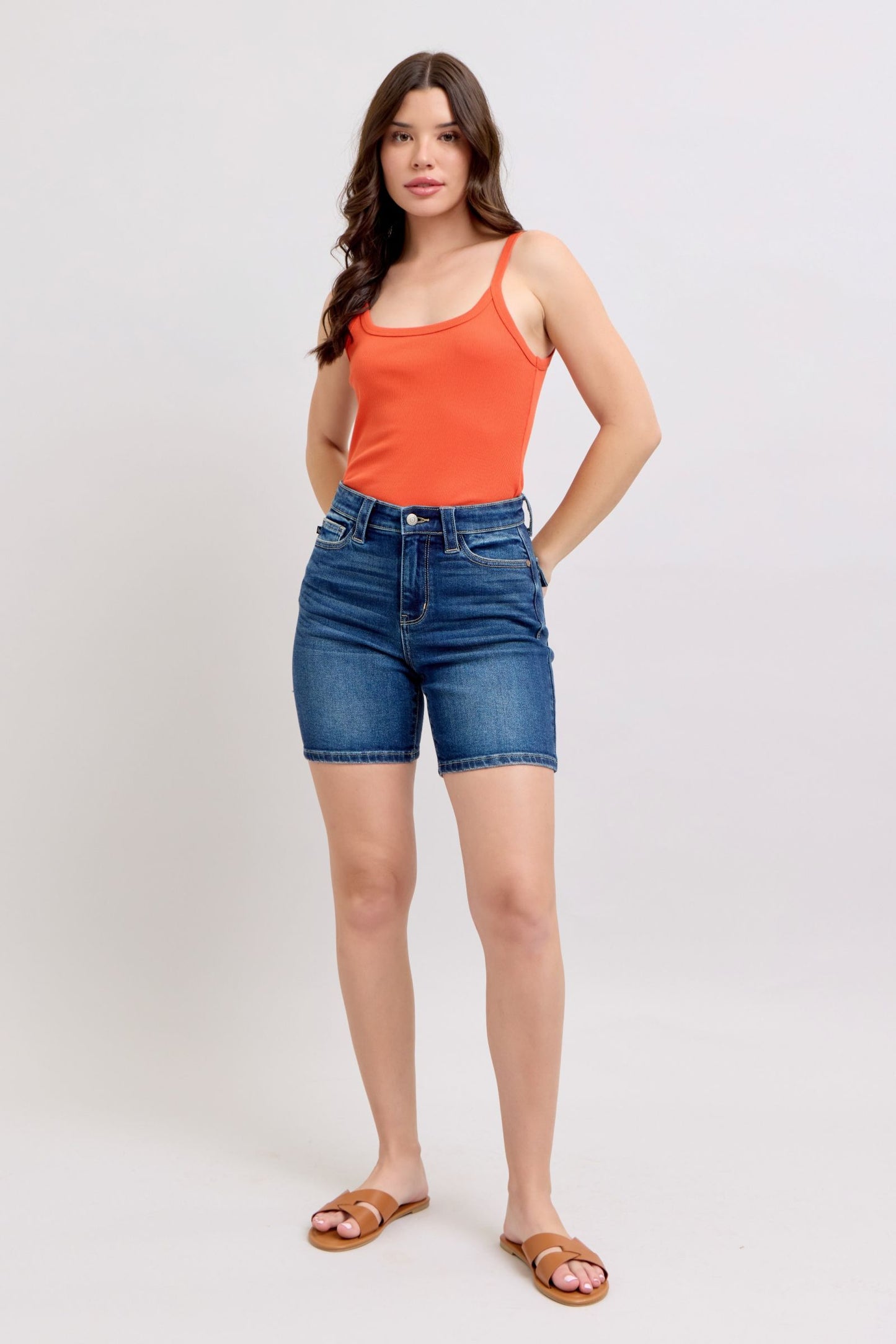 Judy Blue High Waist Bermuda Shorts 15287