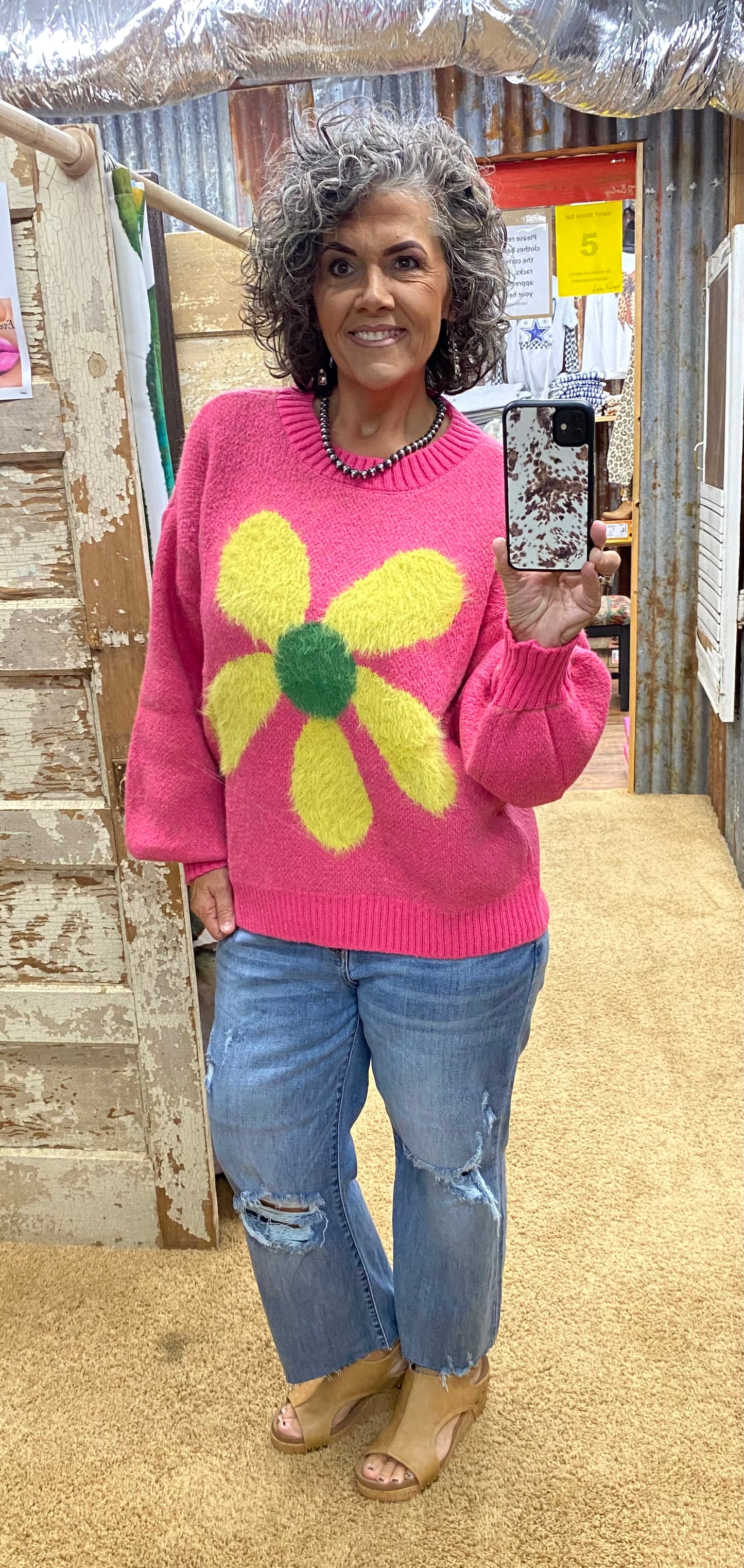 Crazy Daisy Sweater