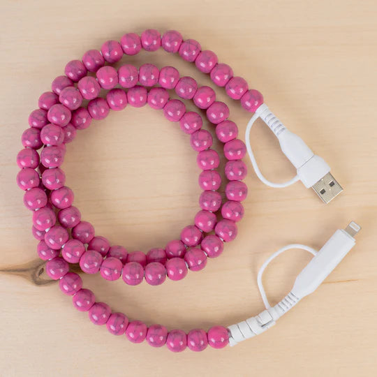 4-in-1 Beaded Charging Cables