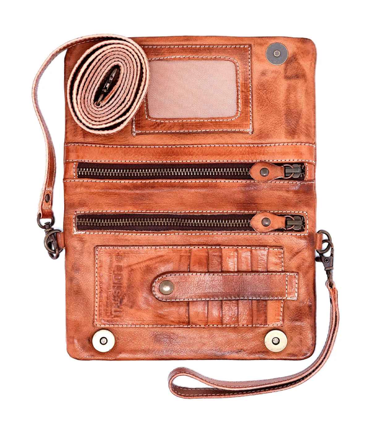 Bed|Stu Cadence Leather Crossbody Clutch