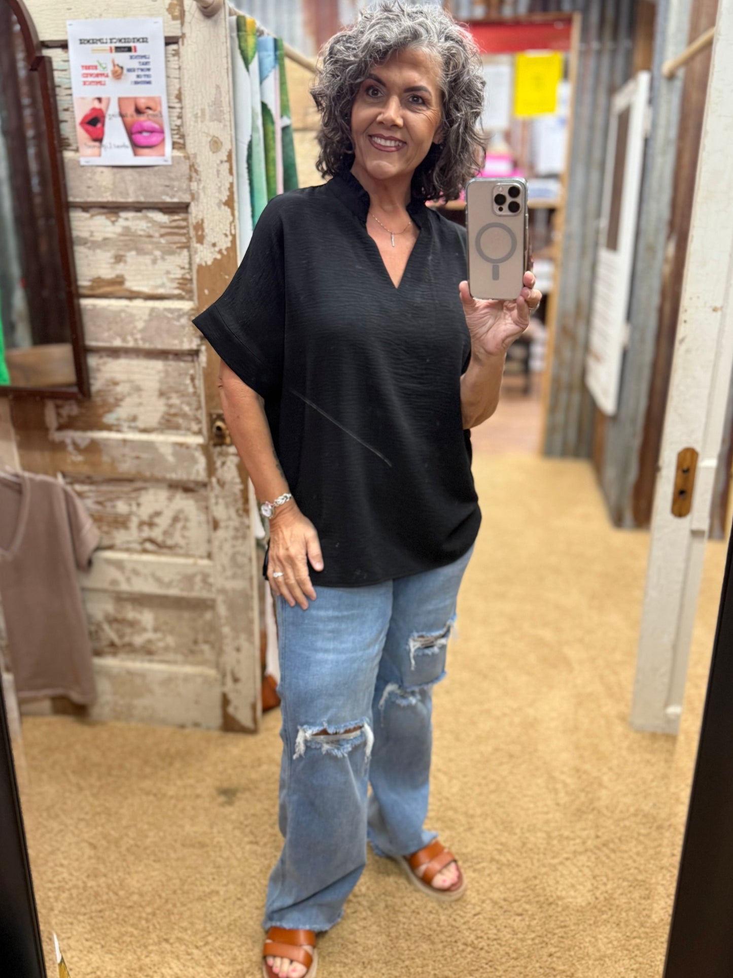 Black Magic Dolman Blouse