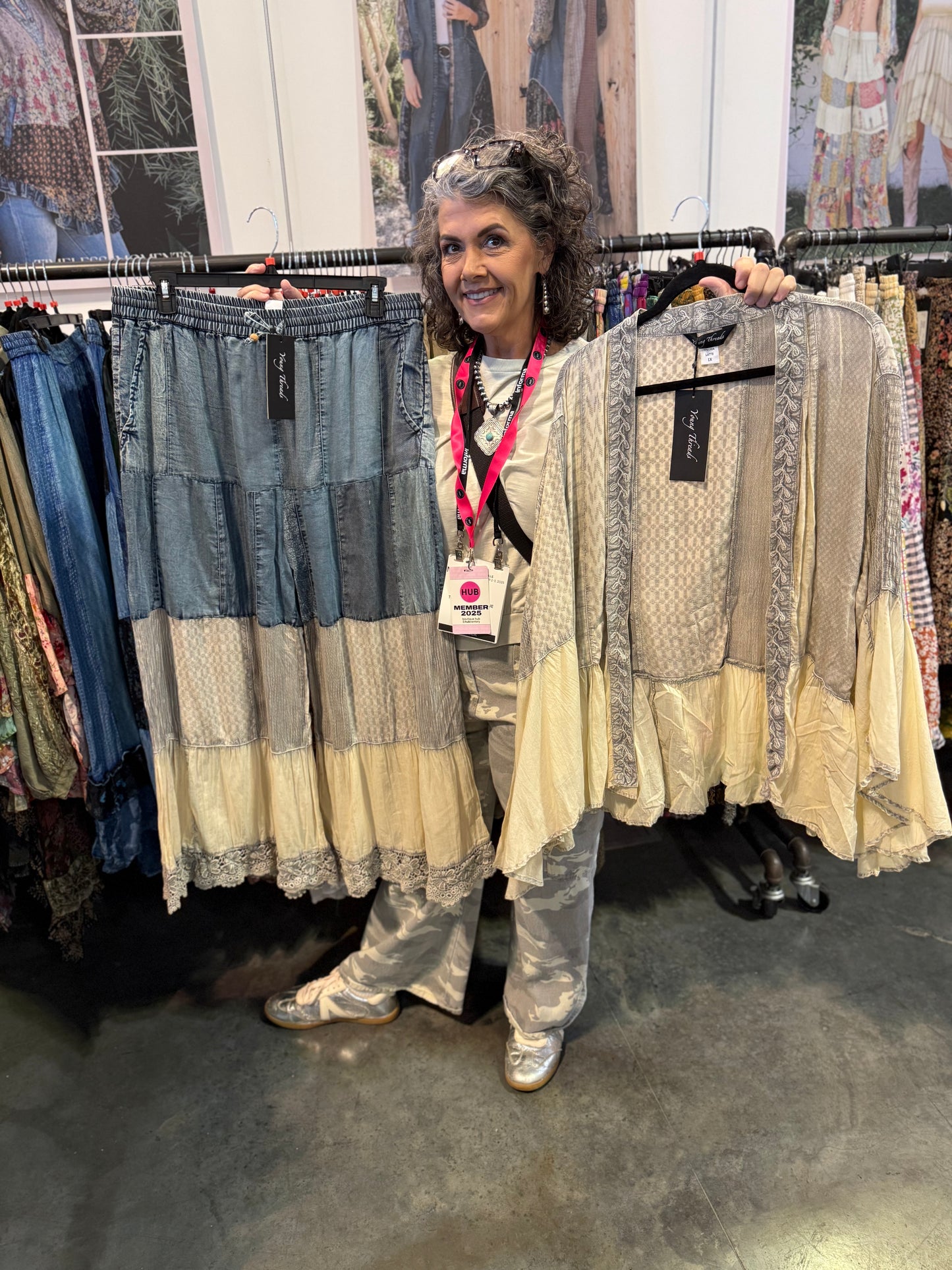 Boho Frill & Flow Kimono & Pant Set