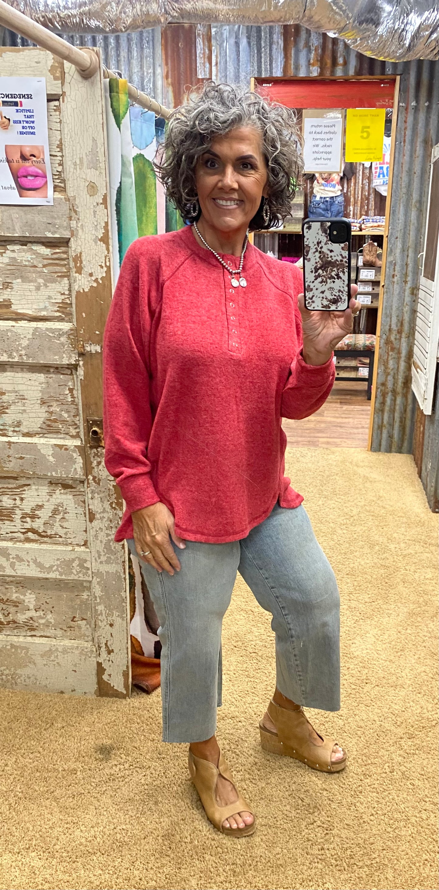 Sale* Judy Blue Mid Rise Tummy Control Raw Hem Crop Wide Leg Jean 88903