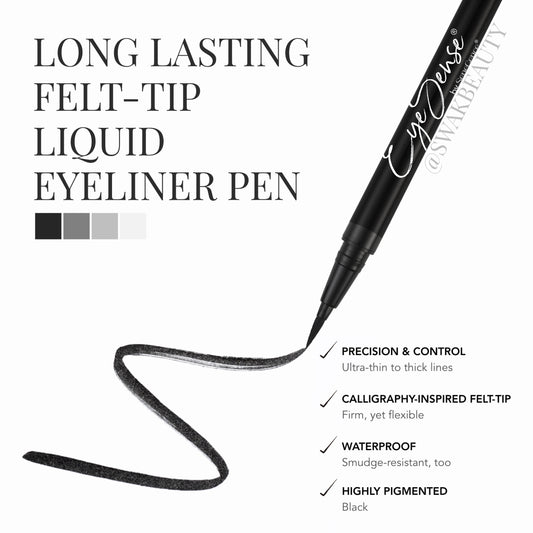 BLACK EYESENSE® LONG-LASTING LIQUID FELT-TIP EYE LINER PEN