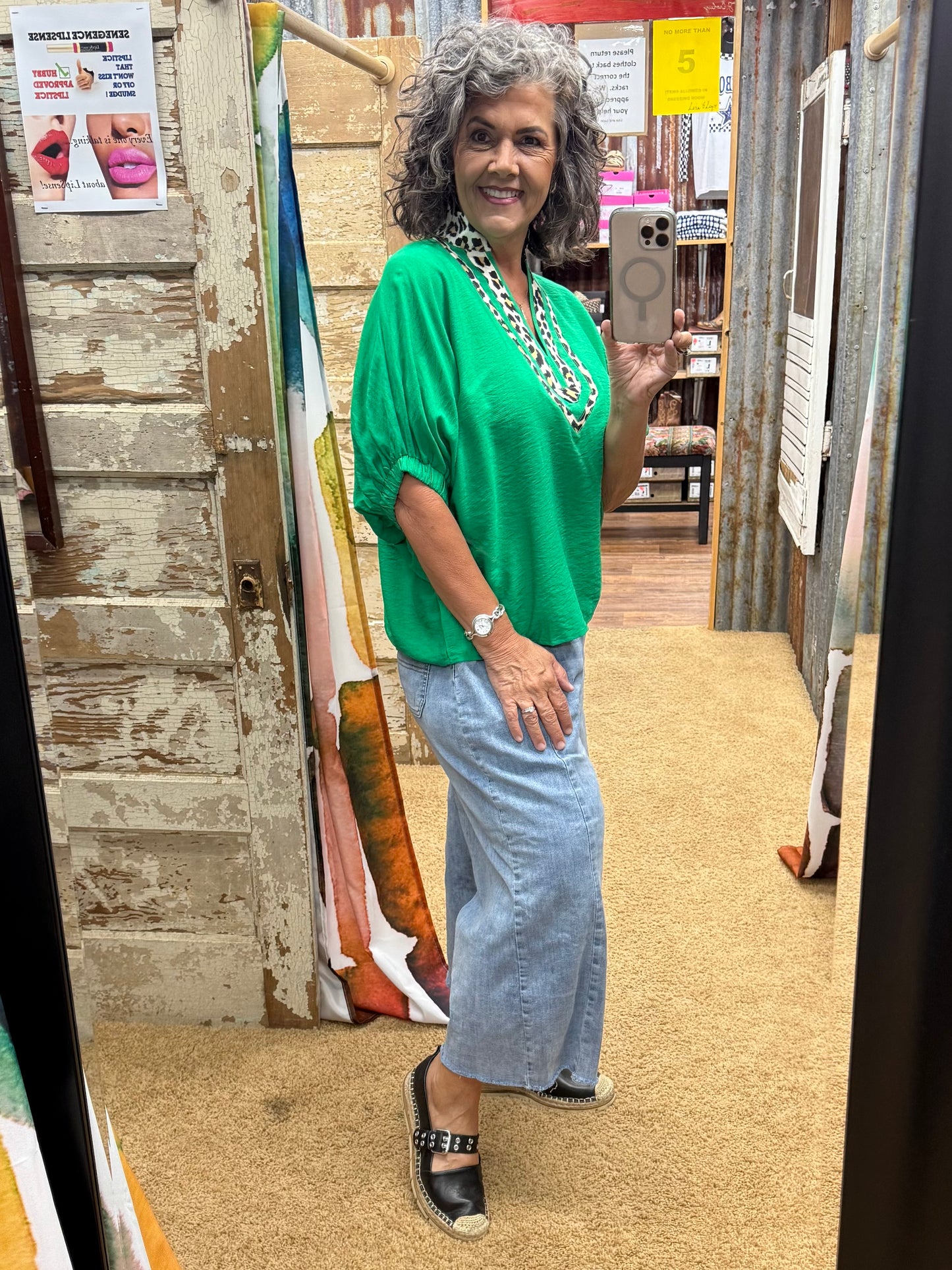 Green Exotic Blouse