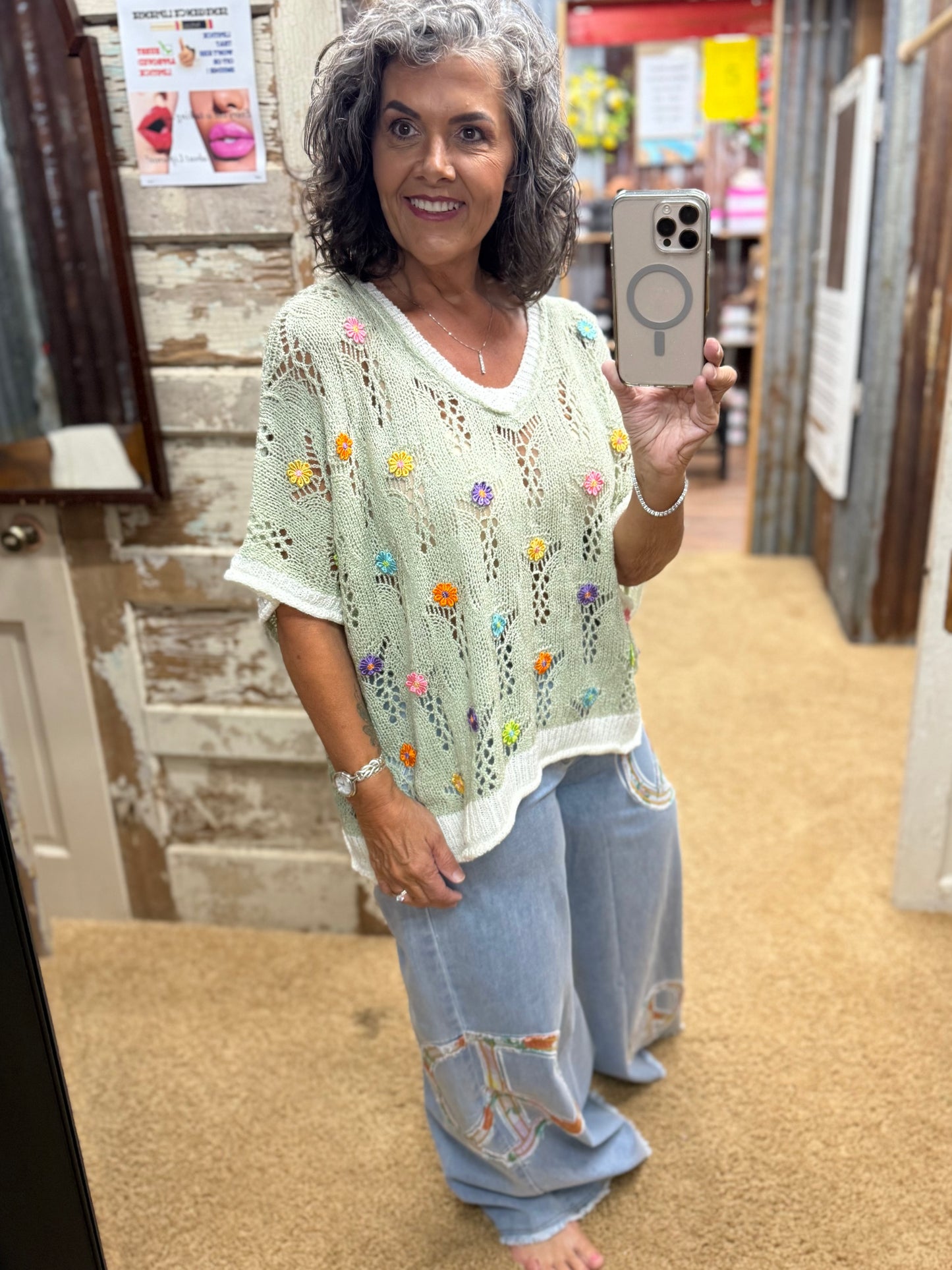 Peace Wide Leg Pants by POL