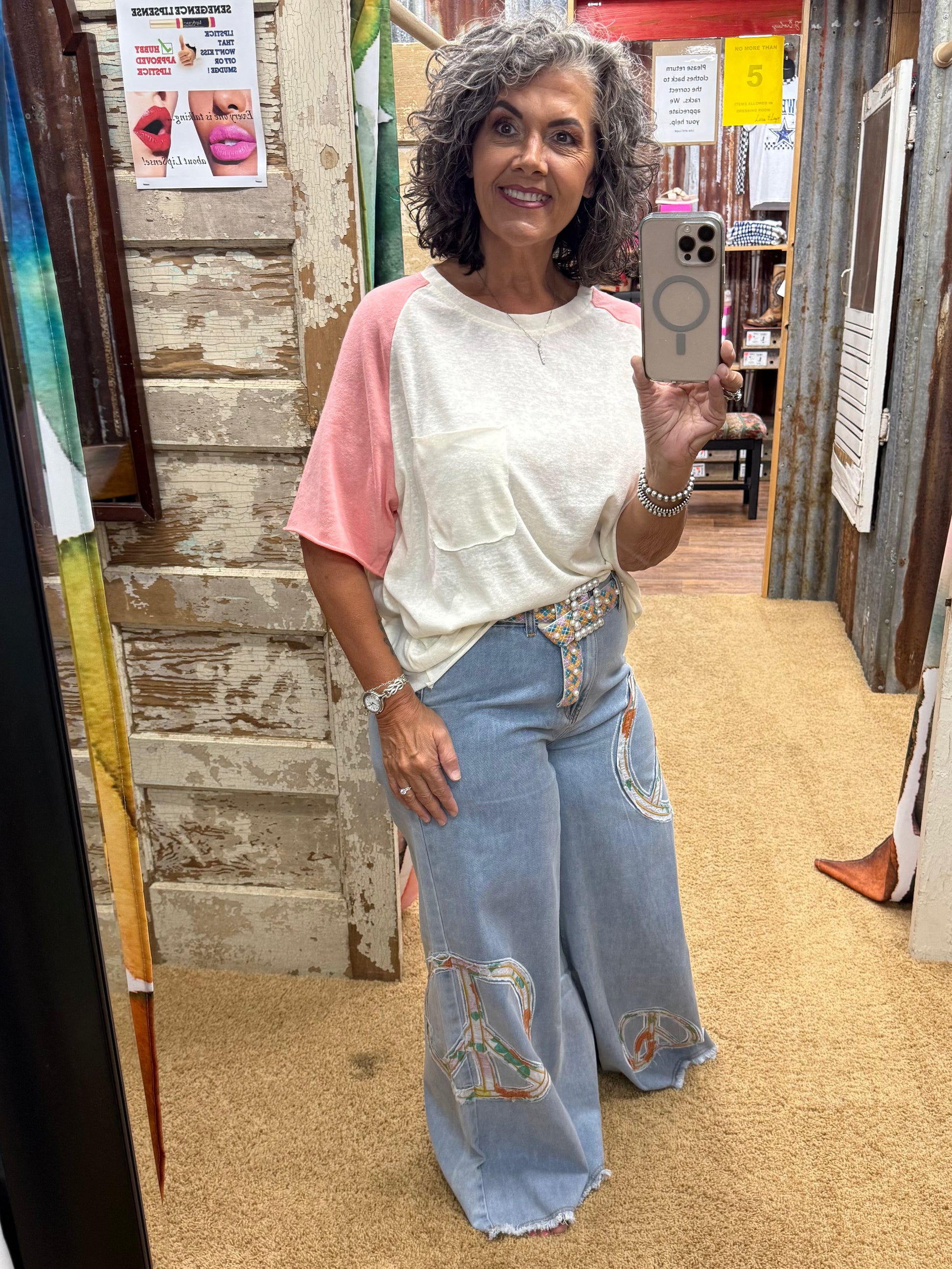 Peace Wide Leg Pants by POL