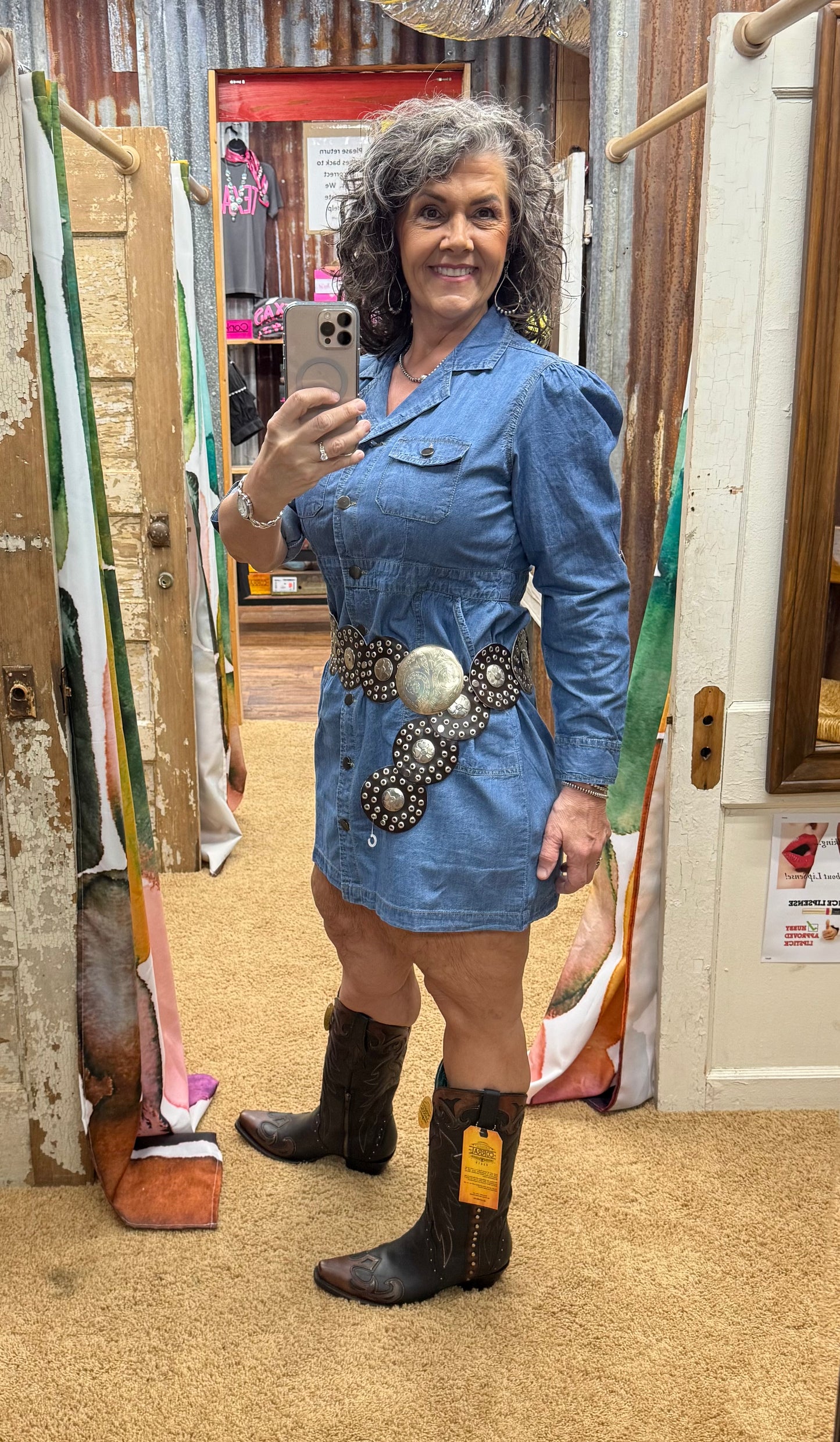 Denim Shirt Dress