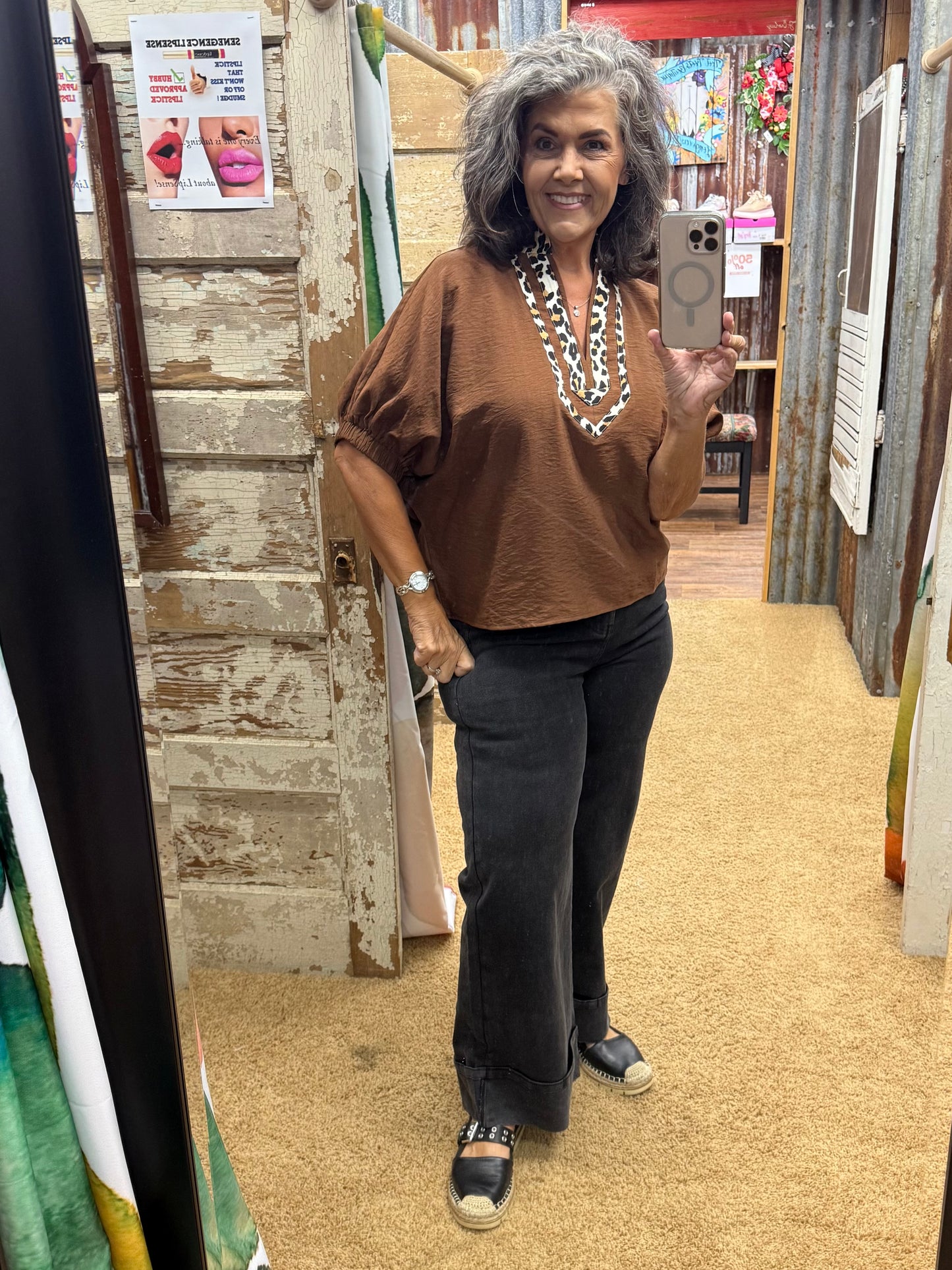 Caramel Exotic Blouse
