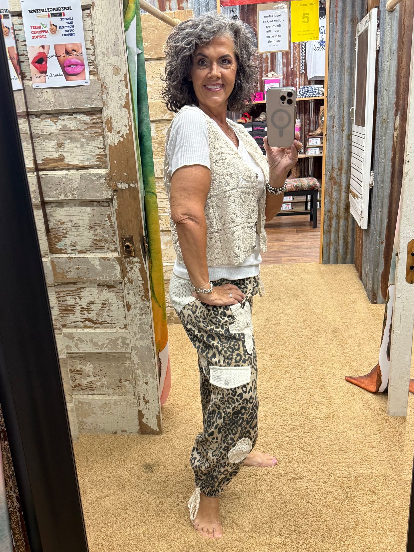 Sand Leopard Pants