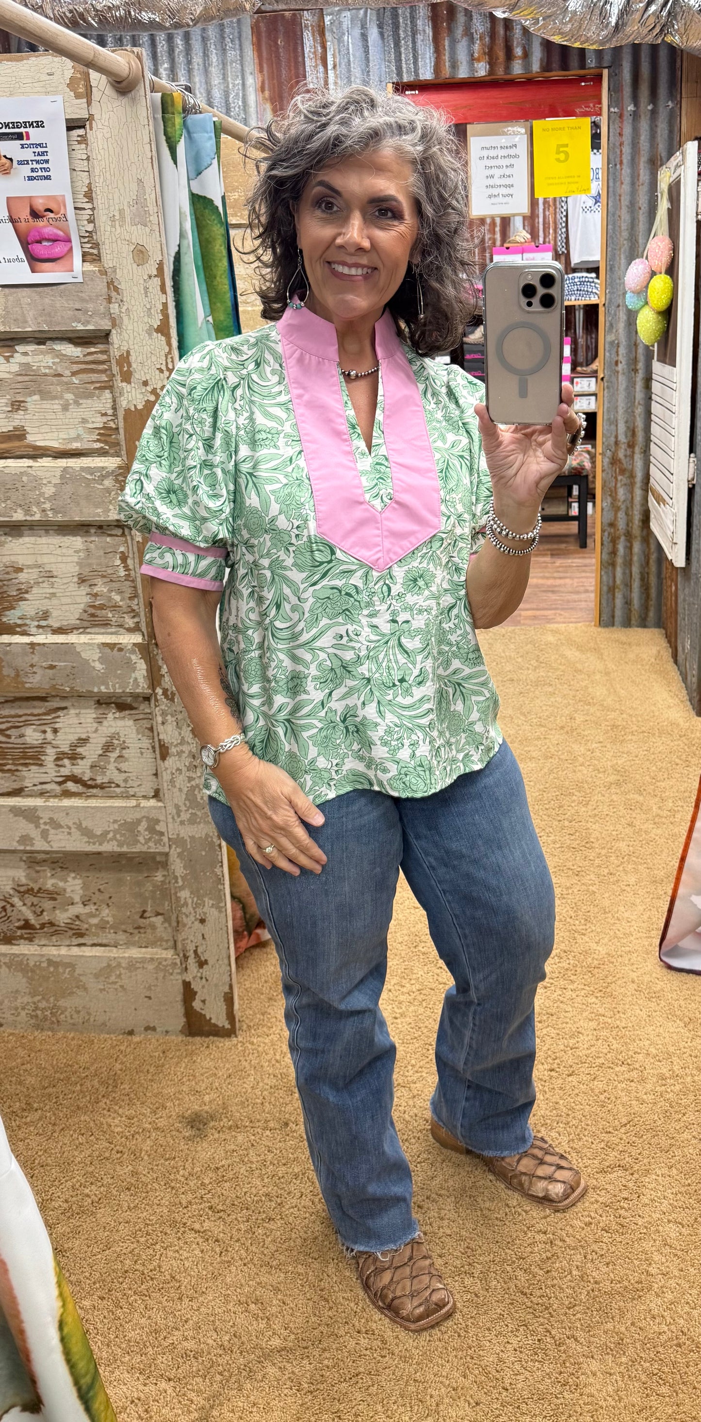Easy Like Sunday Morning Blouse