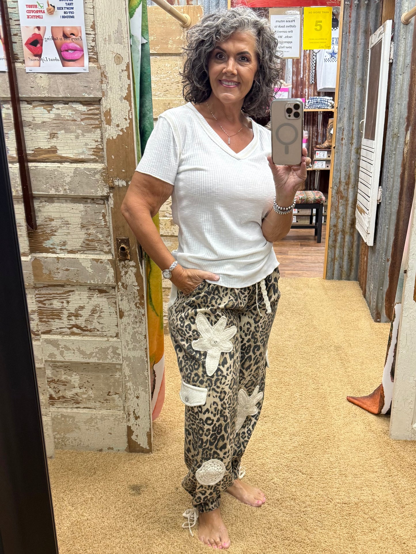 Sand Leopard Pants