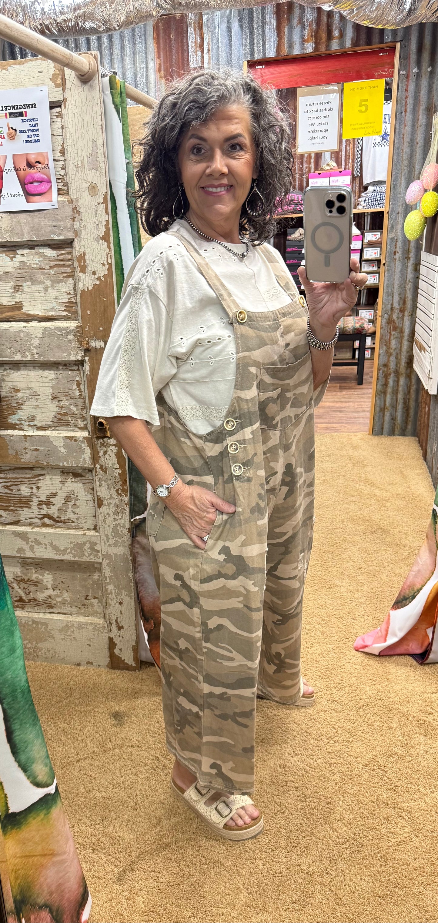 CAMO PRINT OVERALLS