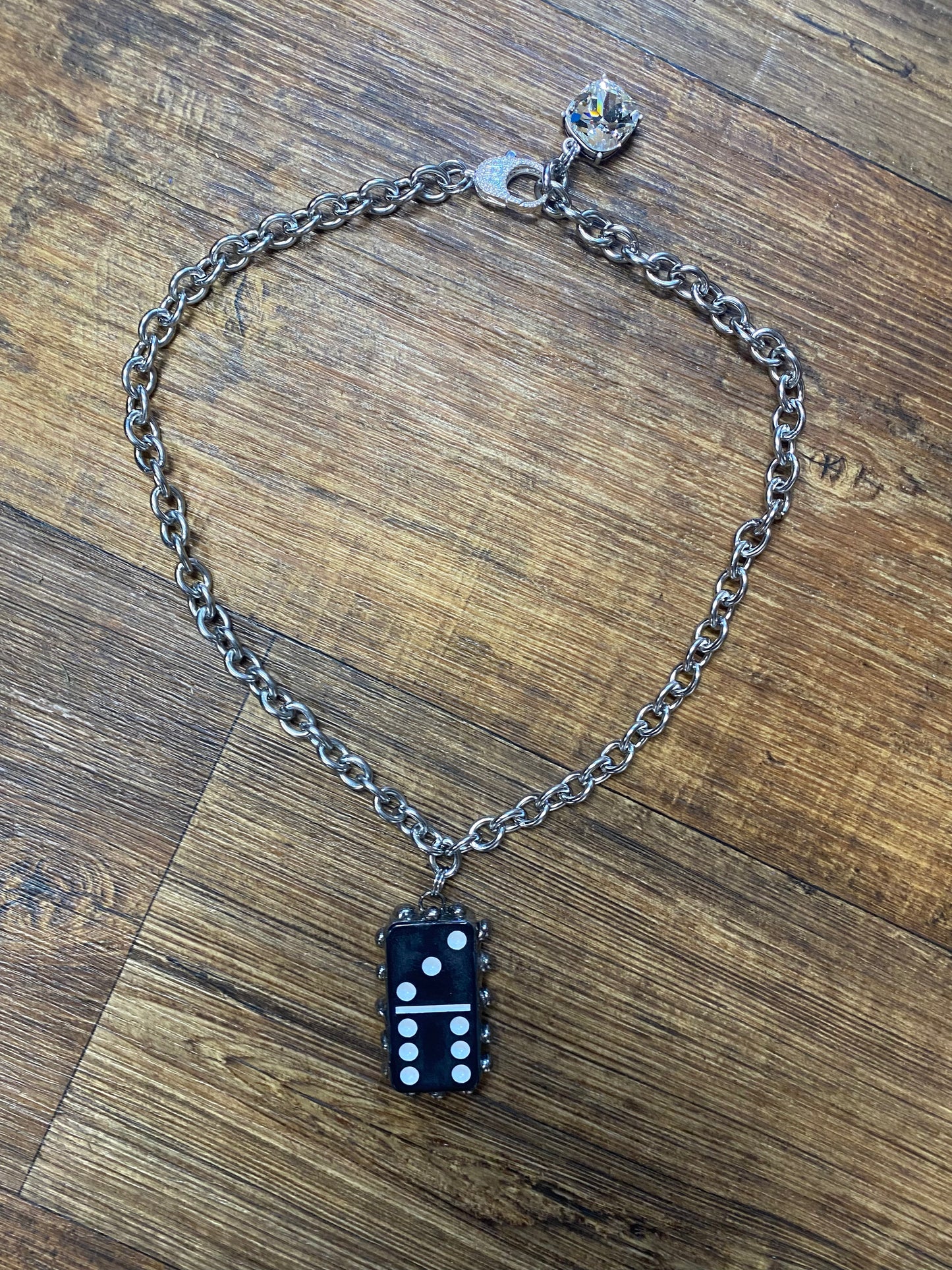Black Domino Necklace