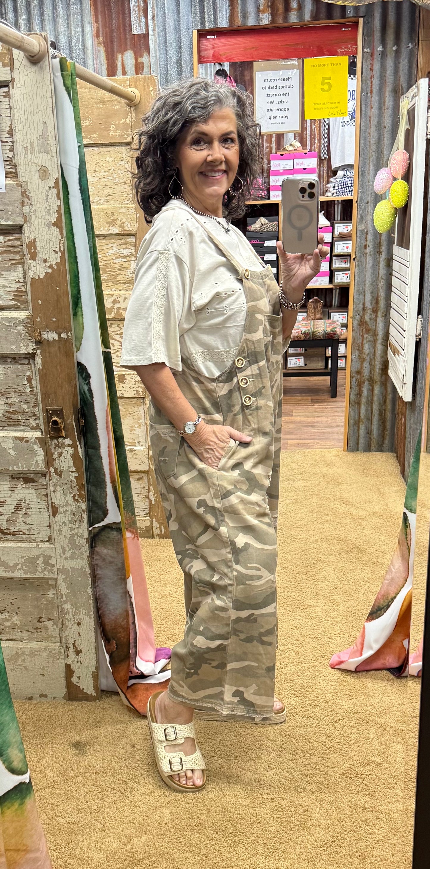 CAMO PRINT OVERALLS