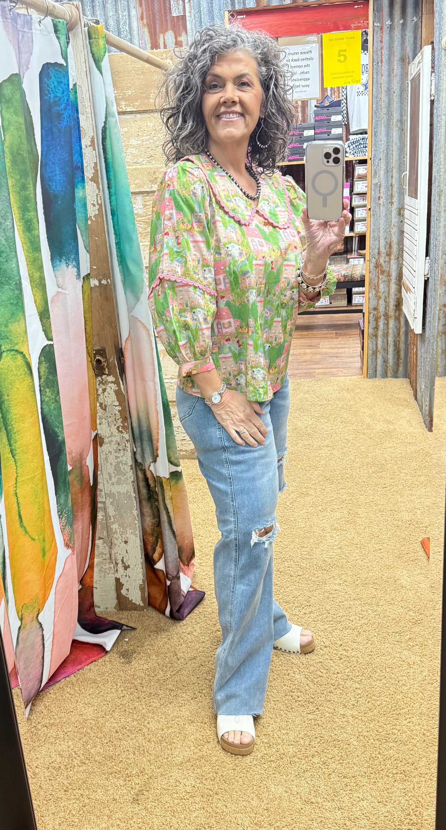 Pink Cottage Blouse