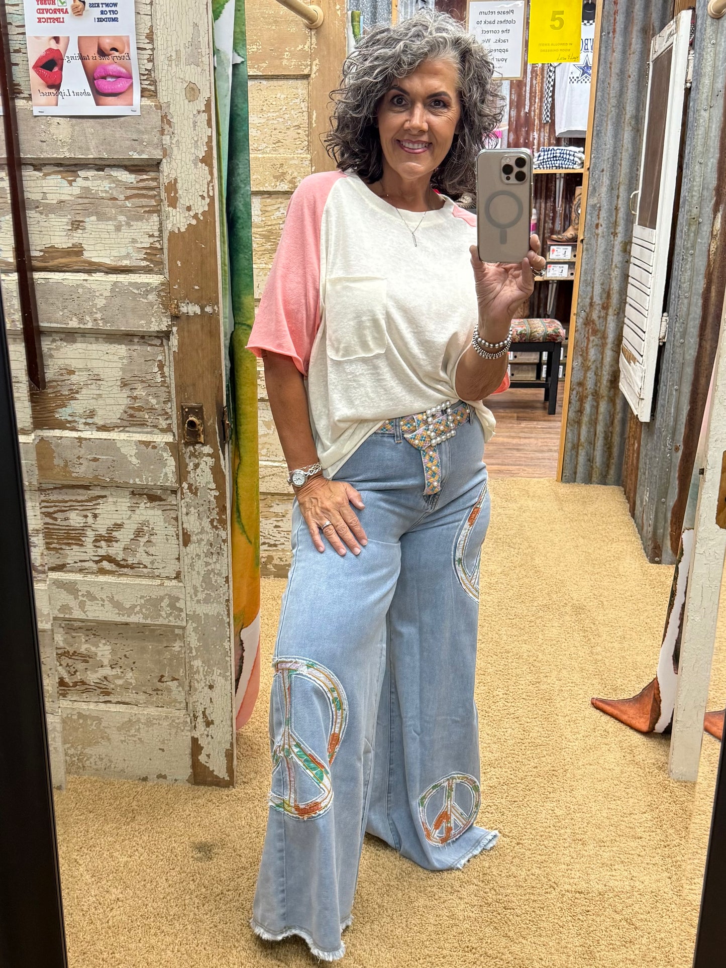 Peace Wide Leg Pants by POL
