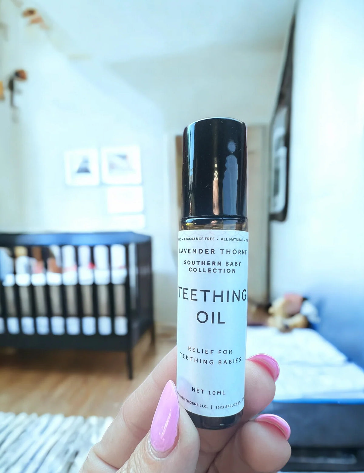 Lavender Thorne Baby Teething Roller