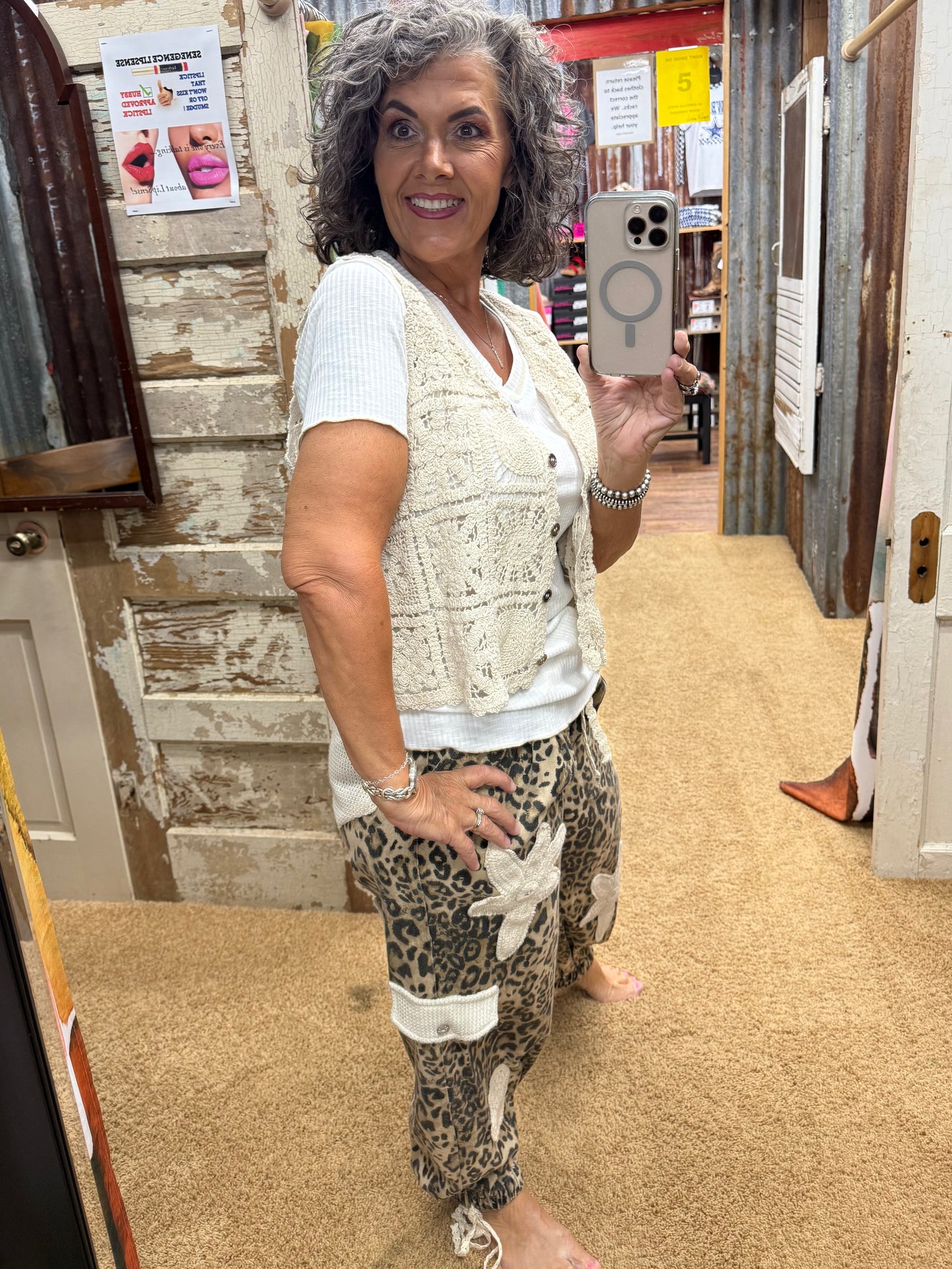 Sand Leopard Pants