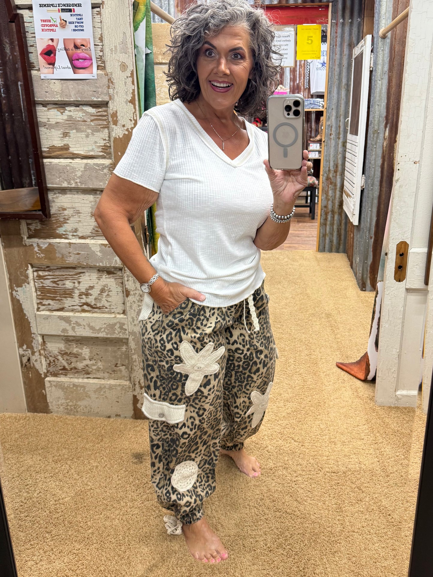 Sand Leopard Pants